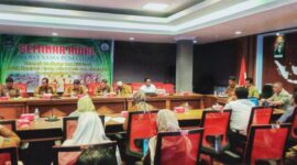 Kegiatan seminar awal peneliti di sektor koperasi dan umum, kerjasama Balitbangda Malut dan Unkhair.