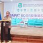 Kepala Disarpus Malut Muliadi Tutupoho saat memberikan sambutan penutupan kegiatan Rakorda Disarpus tahun 2023.
