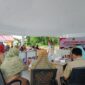 Sekertaris Daerah Provinsi Maluku Utara, Samsudin A Kadir saat menyampaikan sambutan pada kegiatan sosialisasi Perda Pengarusutamaan Gender.