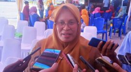 Kepala Dinas Ketahanan Pangan Kepulauan Sula, Siti Hawa Marasabessy. (dok. Kano) 