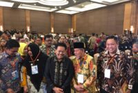 Gubernur Maluku Utara KH Abdul Gani Kasuba saat menghadiri Rakornas Bidang perpustakaan. (Foto: adm)