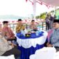 Staf ahli Gubernur Maluku Utara, Ir Mulyadi Wowor saat mewakili Gubernur membuka kegiatan KSM di landmark Ternate. 