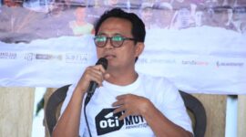 Abubakar Abdullah saat menjadi narasumber pada acara Moti Bersuara 1322.
