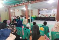 Anggota DPRD Provinsi Maluku Utara, Astri Tiarasari Yasin saat menggelar sosialisasi empat konsensus berbangsa dan bernegara yang dilaksanakan di Weda Kabupaten Halmahera Tengah.