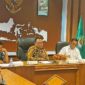 Rapat Pembahasan Dukungan Anggaran Pemilukada Tahun 2024 yang dipimpin langsung Sekretaris Daerah Provinsi Maluku Utara, Drs, Samsudin Abdul Kadir di Ruang Rapat lantai IV Kantor Gubernur Sofifi, Kamis 11/05/23.(dok:adpim)