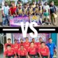 Disperkim B (atas) menang melawan PMD FC (Bawah).