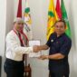 Kepala Dinas Kominfosan Malut, DR. Iksan RA Arsyad dan Ketua STIMIK Tidore Mandiri, Muh. Sofyan do Musa, SE. M,Si.
