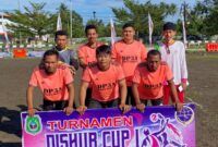 Tim DP3A Fc saat melawan tim BPTP-b FC.