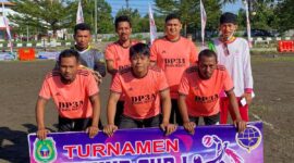 Tim DP3A Fc saat melawan tim BPTP-b FC.