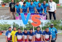 Tim RSU Sofifi (atas) melawan tim Benpas Fc (bawah) 