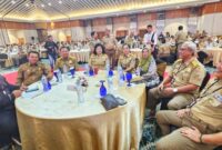 Kadis Nakertrans Malut, Marwan Polisiri saat menghadapi dua kegiatan nasional Kementrian Ketenagakerjaan di Jakarta. 