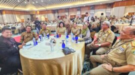 Kadis Nakertrans Malut, Marwan Polisiri saat menghadapi dua kegiatan nasional Kementrian Ketenagakerjaan di Jakarta. 