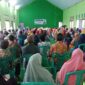 Ratusan warga Desa padati resep Anggota DPRD Provinsi Maluku Utara, Sugeng Cahyono.