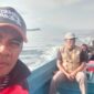 Tim SAR BPBD Sula saat melakukan pencarian. 