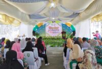 Kadinkes Sula, Suryati Abdullah menyampaikan sambutan pembukaan HKN ke-59 tahun. (Dok: Am Teapon)