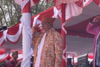 Gubernur Maluku Utara KH. Abdul Gani Kasuba Lc, menjadi Irup pada HUT Malut ke 24.