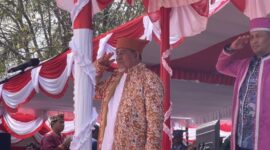 Gubernur Maluku Utara KH. Abdul Gani Kasuba Lc, menjadi Irup pada HUT Malut ke 24.