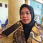 Divisi Sosialisasi Pendidikan Pemilih, Partisipasi Masyarakat, dan Sumber Daya Manusia KPU Sula, Hamida Umalekhoa. (Foto: Am)
