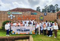 Rombongan TPID Provinsi Maluku Utara saat melakukan studi banding di Jawa Barat. 