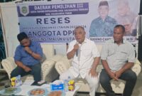 Sugeng Cahyono saat melakukan kegiatan reses di Kelurahan Tuguwaji.