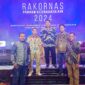 Kadis Nakertrans Malut, Marwan Polisiri beserta rombongan saat menghadiri kegiatan Rakernas Ketenagakerjaan di Jogjakarta. 