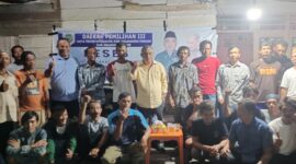 Sugeng Cahyono saat melakukan reses di Desa Koli. 