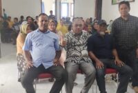 Sugeng Cahyono saat melakukan kegiatan reses di Desa Rawamangun Kecamatan Wasile Timur. 