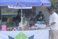 Pelaku Usaha UMKM yang berjualan di Kampung Ramadhan Kabupaten Sula. 