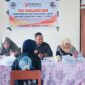 Panwascam Oba Utara saat melakukan wawancara terhadap calon PKD. 