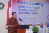 Plt Kepala BPBJ Malut, Abdul Farid Hasan. 
