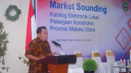 Plt Kepala BPBJ Malut, Abdul Farid Hasan. 