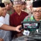 Pj Gubernur Malut, Samsudin A Kadir saat pelepasan calon jama'ah haji. 