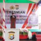 Pj Guburnur Malut saat menghadiri peresmian SPN Polda Malut