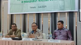 Pj. Gubernur saat menghadiri Workshop Eksternal dan Konsultasi Tim Ahli