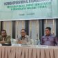 Pj. Gubernur saat menghadiri Workshop Eksternal dan Konsultasi Tim Ahli