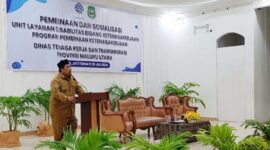 Kepala Disnakertrans Malut, Marwan Polisiri. 