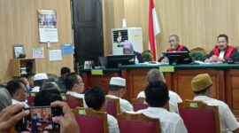 Ahmad Purbaya saat menjadi saksi kasus suap AGK
