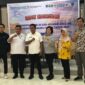 FOTO bersama Plh Sekprov, Kadisnos Malut bersama tim dari BPJS Kesehatan.
