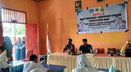 Korwil Dinkes Oba Utara didampingi Kepsek SMP 27 Tikep. 