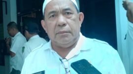Kadis Pertanian Kab. Haltim, Din Adjision. (Foto: Adi) 
