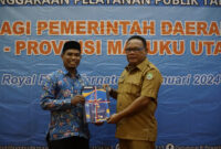 Sekprov Malut, Samsuddin A Kadir menerima hasil penilaian Oumbudsman