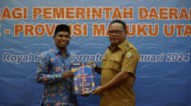 Sekprov Malut, Samsuddin A Kadir menerima hasil penilaian Oumbudsman