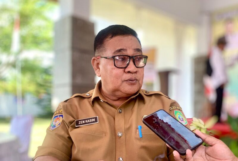 Ketua Panitia daerah Pemprov Malut HUT ke-79 RI, Zen Kasim. 