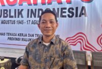 Sekretaris Disnakertrans Malut, Muhammad Fajrin. 