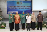 Foto bersama dalam kegiatan peningkatan SDM DP3A. 