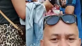 Kadis DLH Malut, Fahrudin Tukuboya saat menonton pertandingan Real madrid VS Atlanta. (Sumber Foto: Tangkapan Layar Reels Facebook Fahrudin Tukuboya). 