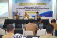 Diskominfosand Maluku Utara gelar Bimtek di Safirna Hotel, Ternate pada Selasa (22/5/2024)