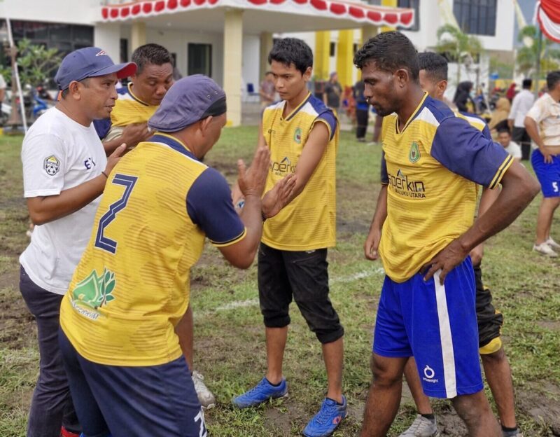 Tim putra Disperkim Malut