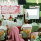 Kapus Galala Rosmini Abd Kadir saat memaparkan aksi perubahan CHATTING JELITA. 