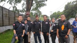 Tim BPBJ Pemprov Malut saat tiba di lokasi bencana banjir bandang di Kelurahan Rua.